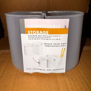12packs- Connectable Storage Bin 2 count